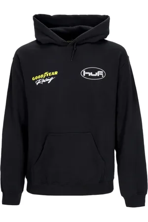 Huf Sweathshirts & Hoodies, Herre, Sort, L, Bomuld, Sort Goodyear Hættetrøje Herre Sweatshirt
