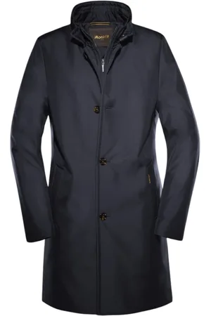MOORER Frakke, Herre, Blå, 4XL, Læder, Bond-Wi