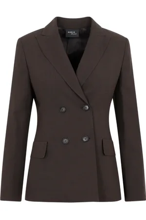 AKRIS Jakke, Dame, Brun, S, Uld, Brun Gallajakke Aw23