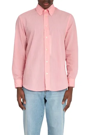 Sunflower Skjorte, Herre, Lyserød, M, Stribet Button Down Skjorte