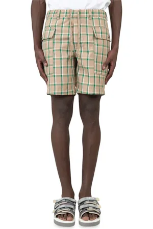 Sunflower Shorts, Herre, Flerfarvet, M, Uld, Grøn Cargo Checks Shorts