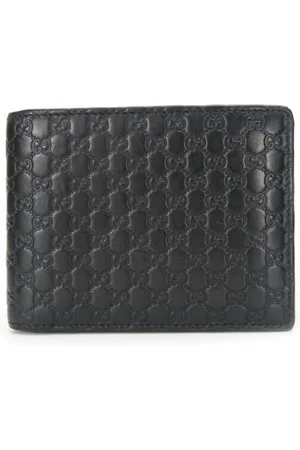 Gucci Pre-owned, Herre, Sort, ONE SIZE, Læder, Pre-owned Laeder punge
