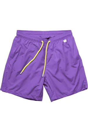 MC2 SAINT BARTH Badetøj, Herre, Lilla, S, Lysende badebukser i Pantone-stil