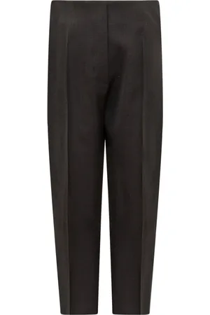 Calcaterra Bukser, Dame, Sort, XS, Uld, Banana Bukser i Trendy Stil