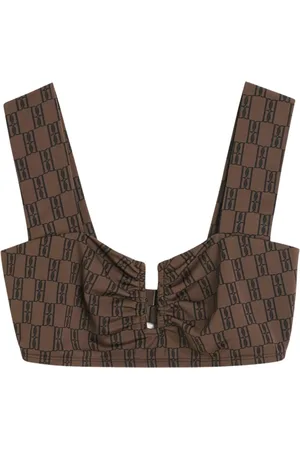 By Malene Birger Top, Dame, Brun, L, Mørk Mahogni Bikini Top