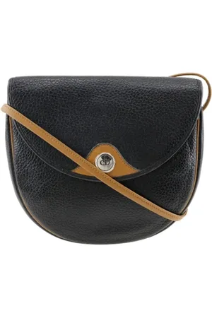 Dior Pre-owned, Dame, Sort, ONE SIZE, Uld, Pre-owned Laeder crossbody-tasker