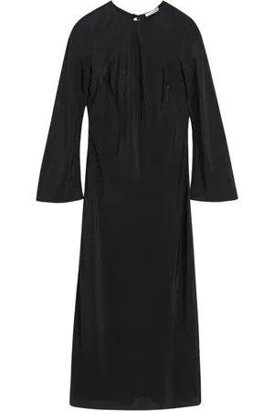 By Malene Birger Kjole, Dame, Sort, L, Zebra Print Maxi Kjole Sort