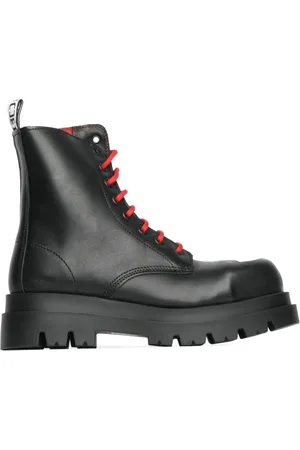 Cult Sko, Dame, Sort, 40 EU, Wedge Bolt Sko med 8 Huller