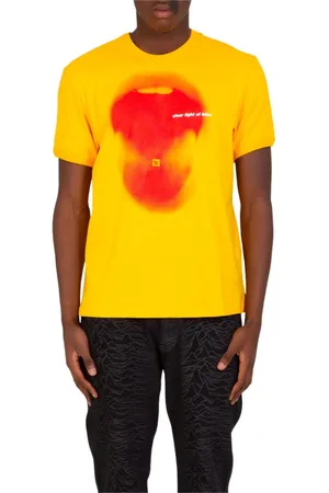 MISBHV Top, Herre, Gul, S, Gul LSD Print Tee