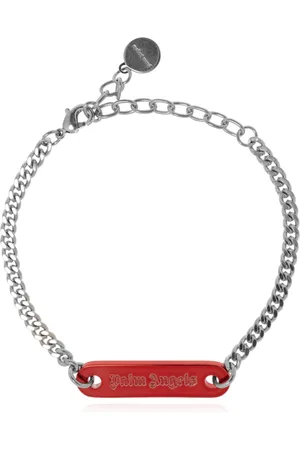 Palm Angels Tilbehør, Herre, Grå, ONE SIZE, Messing Armbånd