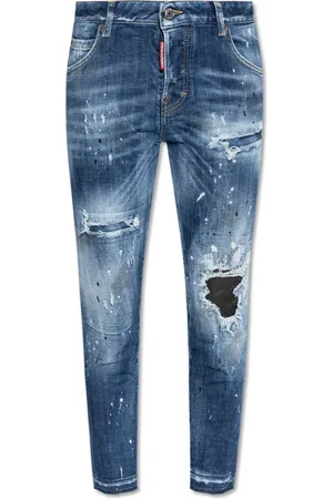 Dsquared2 Jeans, Dame, Blå, 2XS, Bomuld, Jeans Cool Girl