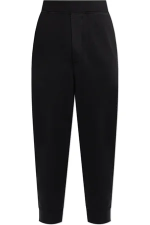 Dsquared2 Bukser, Herre, Sort, 2XL, Bomuld, Sweatpants med logo