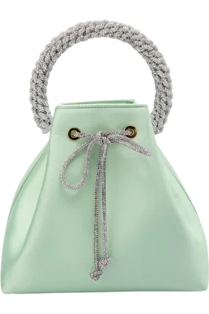 Hibourama Taske, Dame, Grøn, ONE SIZE, Satin, Linda