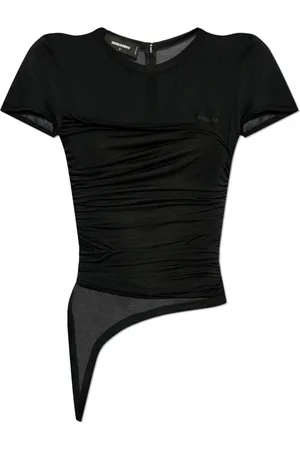 Dsquared2 Top, Dame, Sort, M, Uld, Draped Top