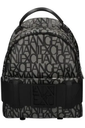 Armani Exchange Taske, Dame, Sort, ONE SIZE, Bomuld, Bomuld Rygsæk med Flere Rum