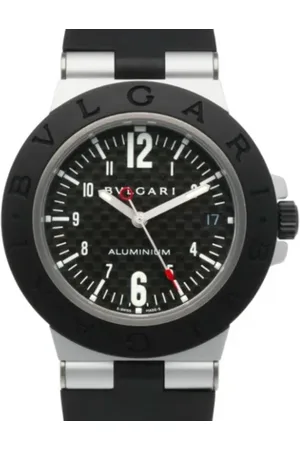 Bvlgari Pre-owned, Herre, Sort, ONE SIZE, Linned, Pre-owned Linned watches