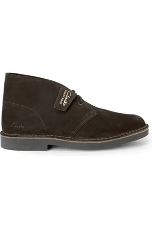 Clarks Sko, Herre, Brun, 42 1/2 EU, Læder, Læder Ankelstøvler med 2 cm Hæl