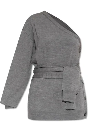 Moschino Bluser & Skjorter, Dame, Grå, 2XS, Uld, Uld Top