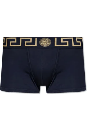 VERSACE Undertøj, Herre, Blå, L, Bomuld, Bomuld boxershorts