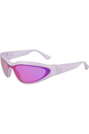 Karl Lagerfeld Tilbehør, unisex, Lilla, ONE SIZE, Uld, Lilla Sprøjtede Solbriller