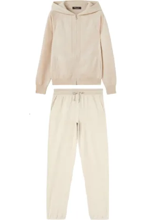 Loro Piana Strik, Dame, , S, Cashmere, Kashmirstrik Hættetrøje og Bukser Sæt
