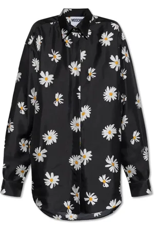 Moschino Bluser & Skjorter, Dame, Sort, 2XS, Silkeskjorte