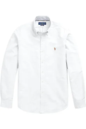 Ralph Lauren Skjorte, Herre, Hvid, M, Afslappet Skjorte