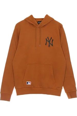 New Era Sweathshirts & Hoodies, Herre, Brun, XL, Bomuld, Yankees Logo Hættetrøje Sweatshirt