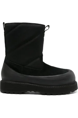 Diemme Sko, Herre, Sort, 42 EU, Uld, Sorte Alpago-støvler med Vibram-sål