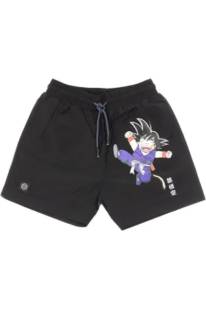 DOLLY NOIRE Badetøj, Herre, Sort, S, Dragon Ball Badeshorts Sort