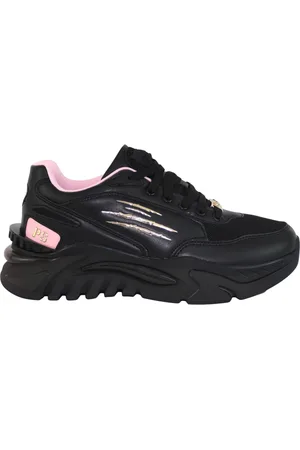 Philipp Plein Sko, Dame, Sort, 38 EU, Læder, Dame sneakers sort