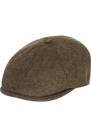 Barbour Tilbehør, Herre, Grøn, XL, Uld, Bakerboy Hat med Emblem