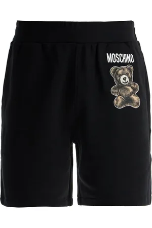 Moschino Shorts, Herre, Sort, XL, Bomuld, Sporty Teddy Bear Bermuda Shorts