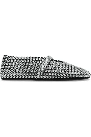 Alaïa Sko, Dame, Grå, 39 EU, Læder, Ballerina Eyelet