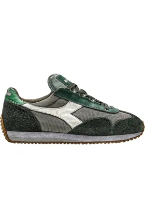 Diadora Sko, Herre, Flerfarvet, 41 EU, Uld, Heritage Equipe Stone Wash Sneakers