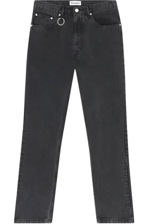 Etudes Jeans, Herre, Sort, L, Bomuld, Sort Vasket Slim-Fit Jeans
