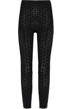 Alaïa Bukser, Dame, Sort, XS, Polyester, Rillede bukser