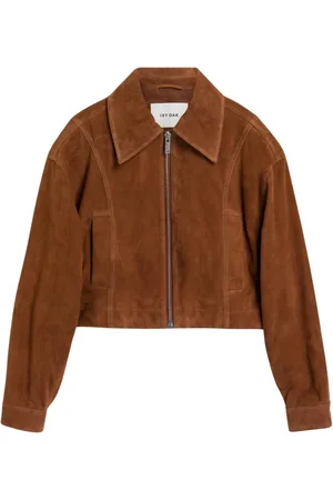 Ivy & Oak Jakke, Dame, Brun, L, Uld, Lena Blazer