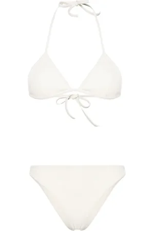 Lido Badetøj, Dame, , M, Spandex, Ivory Ribbed Trekant Bikini Sæt