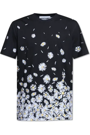 Moschino Top, Herre, Sort, M, Bomuld, T-shirt med print