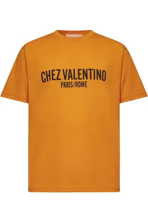 VALENTINO Top, Herre, , S, Bomuld, T-shirts og Polos med Chez Print