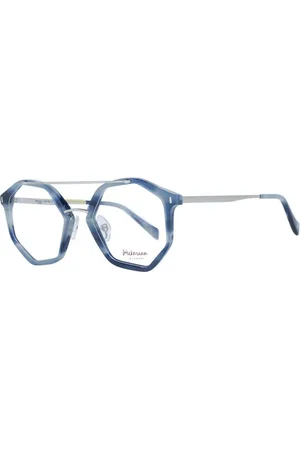 ANA HICKMANN Tilbehør, Dame, Blå, ONE SIZE, Uld, Blå Aviator Optiske Rammer med Demo Linser
