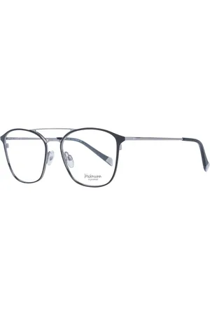 ANA HICKMANN Tilbehør, Dame, Grå, ONE SIZE, Uld, Gunmetal Aviator Optiske Rammer med Demo Linser