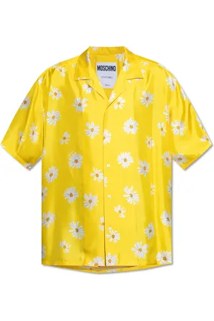 Moschino Skjorte, Herre, Gul, M, Silkekjole