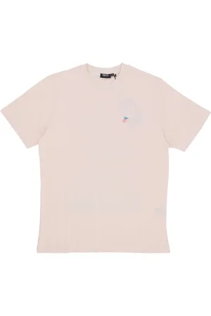 DOLLY NOIRE Top, Herre, , L, Bomuld, Natur Tee Herre T-shirt