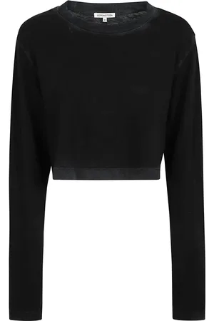 Cotton Citizen Top, Dame, Sort, M, Bomuld, Elegant Sort Skjorte til Kvinder