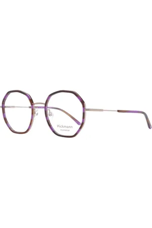 ANA HICKMANN Tilbehør, Dame, Lilla, ONE SIZE, Uld, Lilla runde optiske stel med demo linser