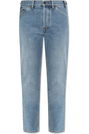 Moschino Jeans, Dame, Blå, XS, Bomuld, Jeans med logo