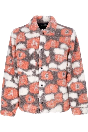 Obey Jakke, Herre, Flerfarvet, XL, Uld, Sherpa Foret Jakke Orange Multi