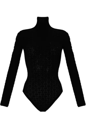 Alaïa Top, Dame, Sort, S, Ribstrikket bodystocking